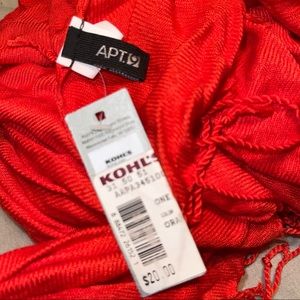 NWT Apt 9 orange scarf